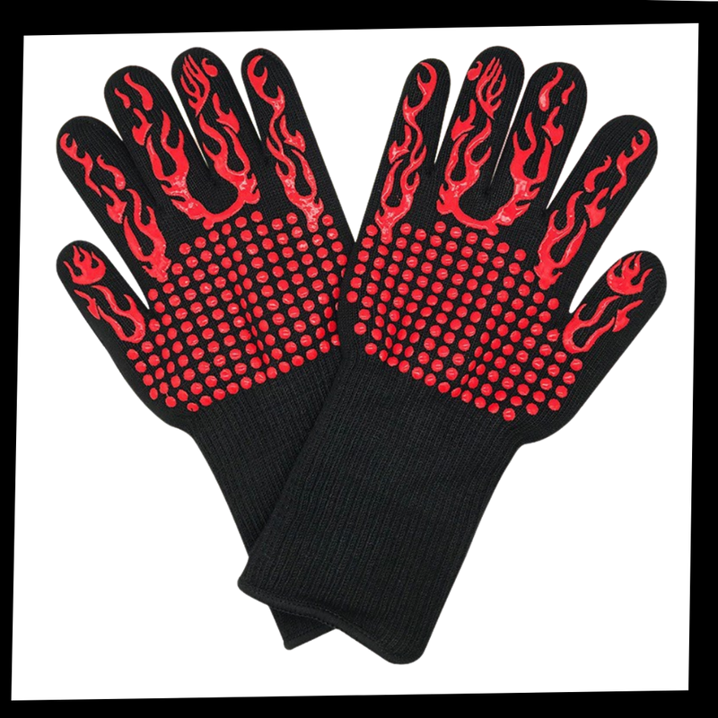 Gants pour barbecue résistant à la chaleur (1 paire)