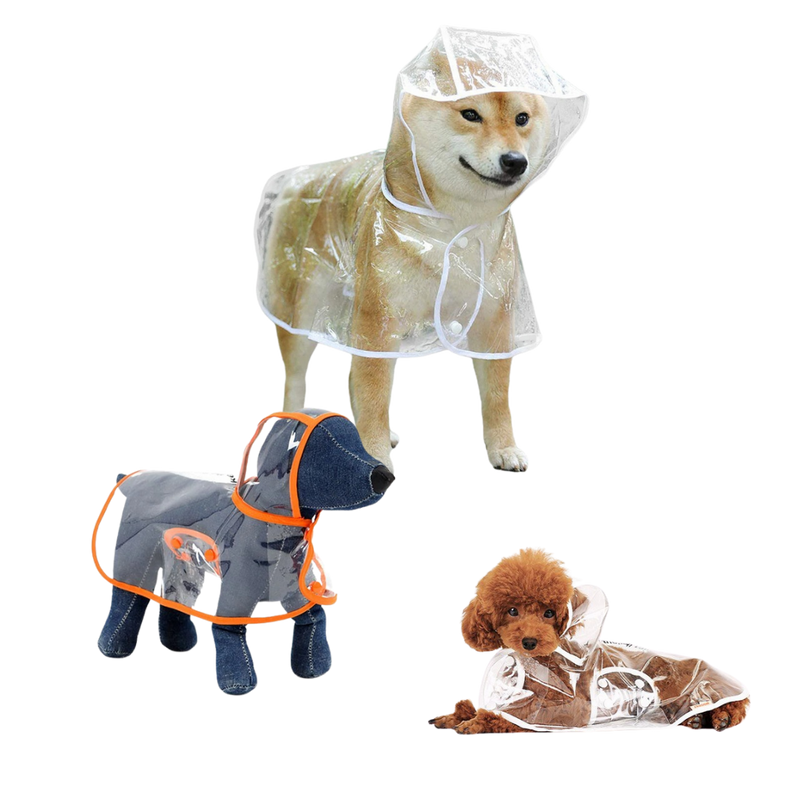 Imperméable à capuche pour chiens