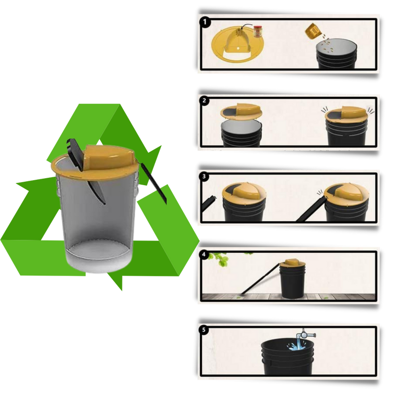 Piège à rats et souris par seau