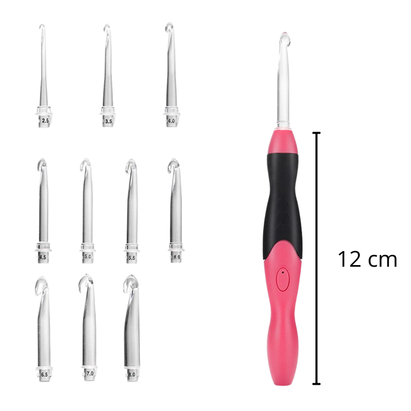 Ensemble de crochets ergonomiques à LED