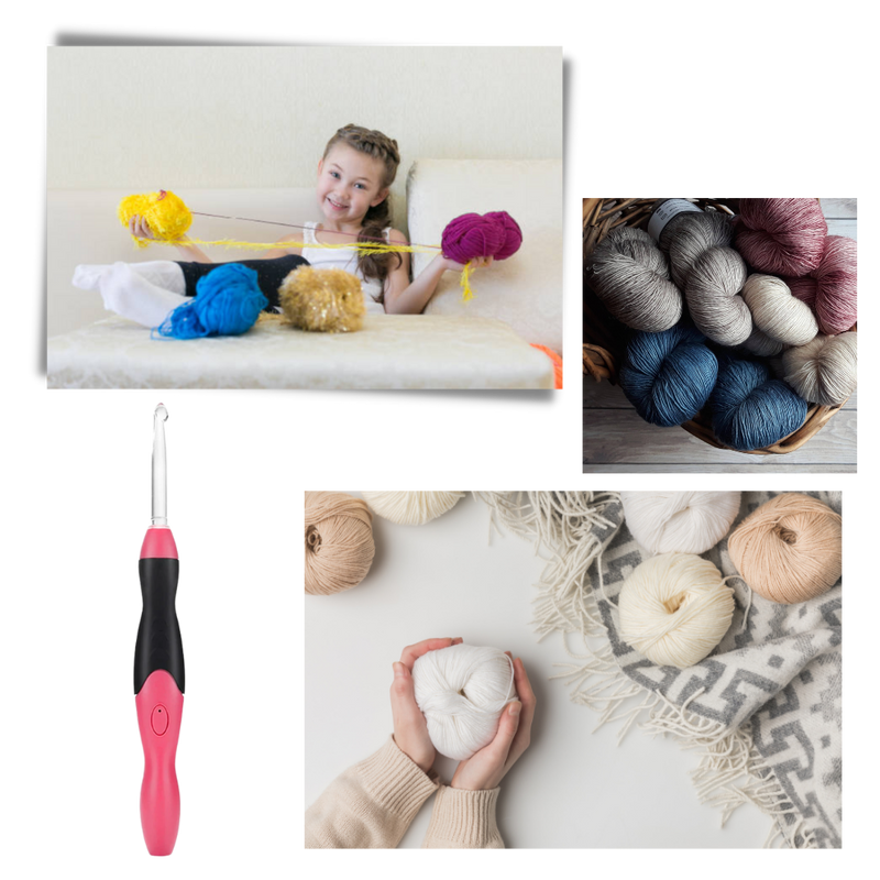 Ensemble de crochets ergonomiques à LED