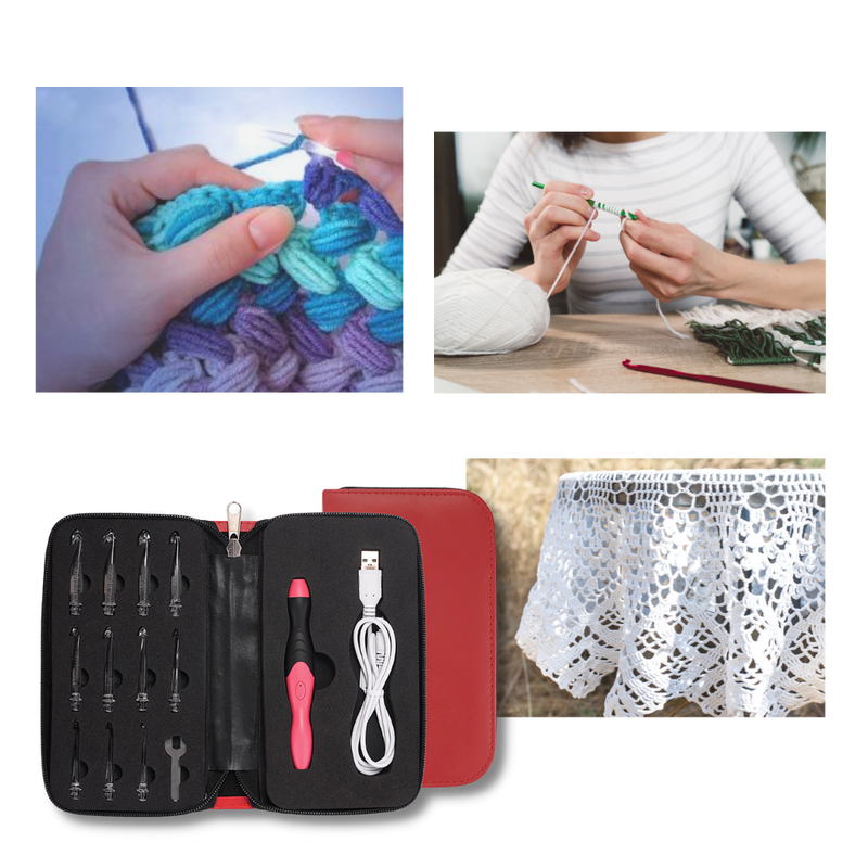 Ensemble de crochets ergonomiques à LED