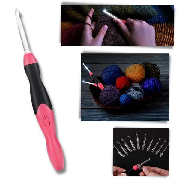 Ensemble de crochets ergonomiques à LED