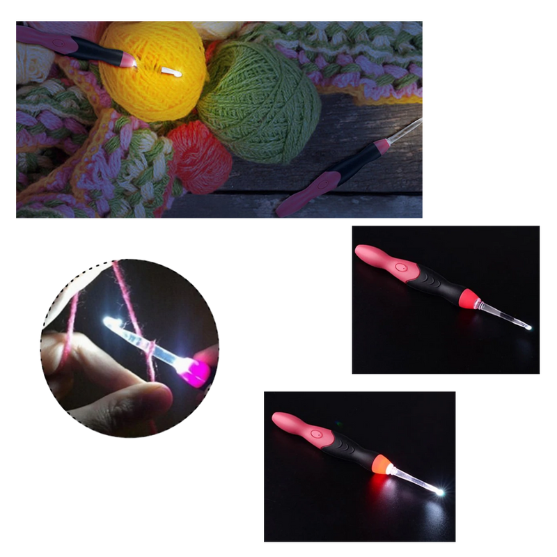 Ensemble de crochets ergonomiques à LED