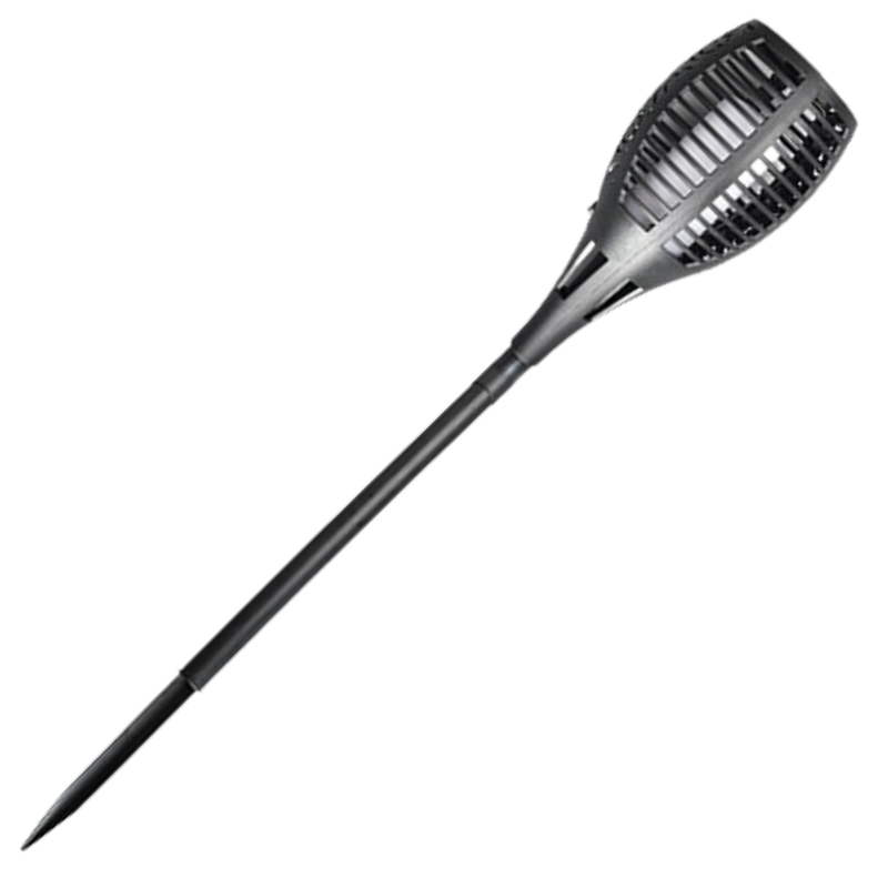 Lampe torche solaire à LED avec flamme