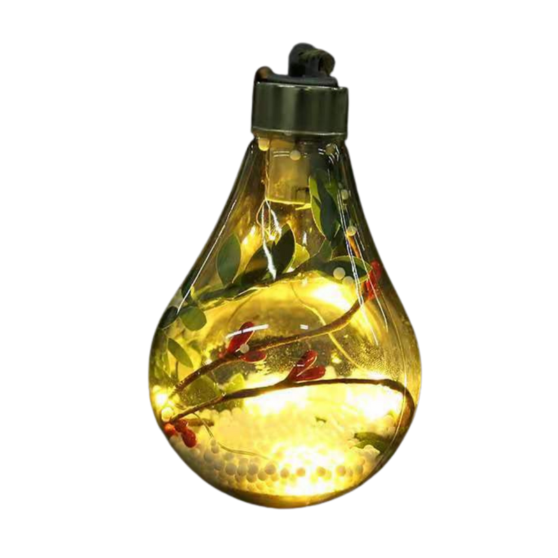 Ampoule Boule de Noël Transparente à LED