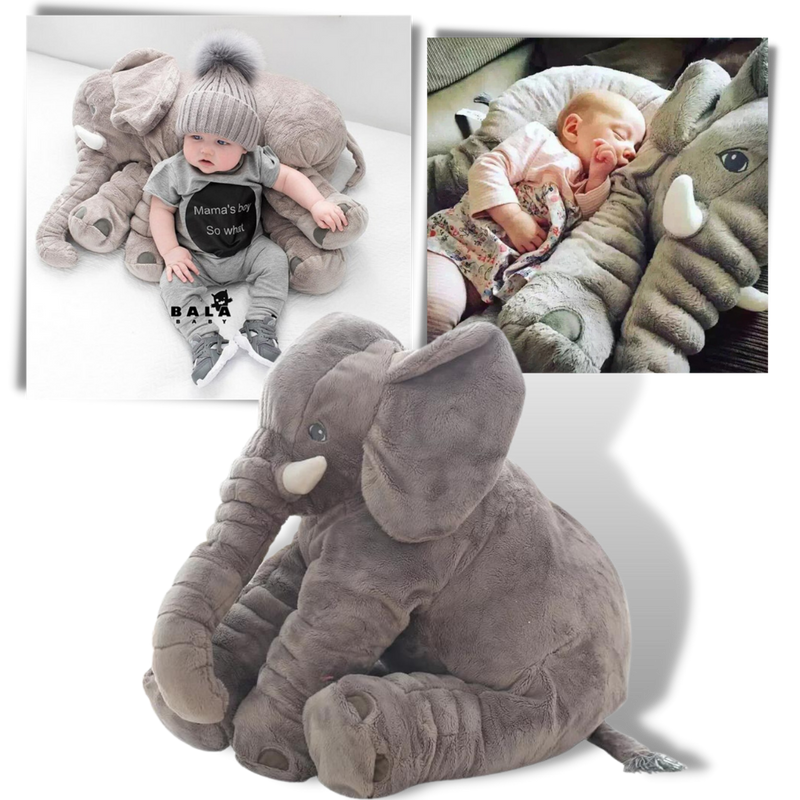 Grande éléphant en peluche