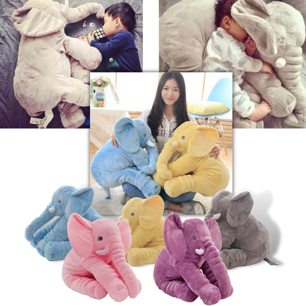 Grande éléphant en peluche
