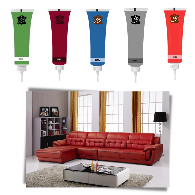 Gel de réparation rapide pour le cuir