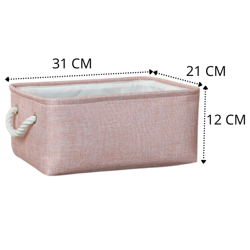 Panier à linge élégant avec poignées en corde
