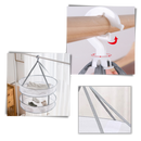 Séchoir en maille suspendu pour vêtements