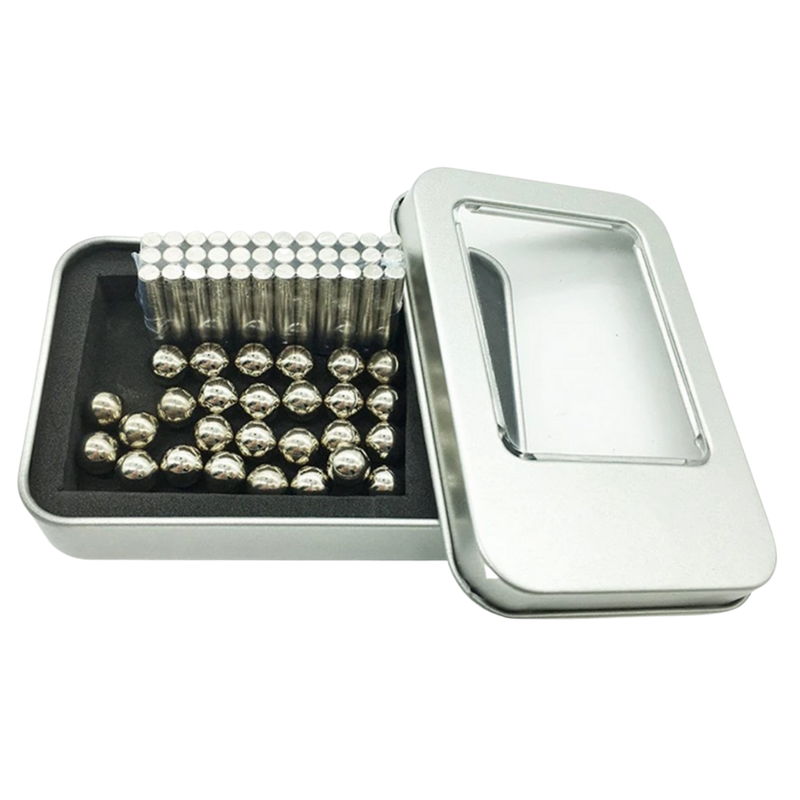 Bâtons et billes de construction magnétiques