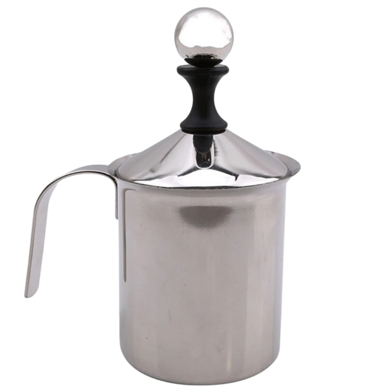 Mousseur manuel en acier inoxydable 400 ml