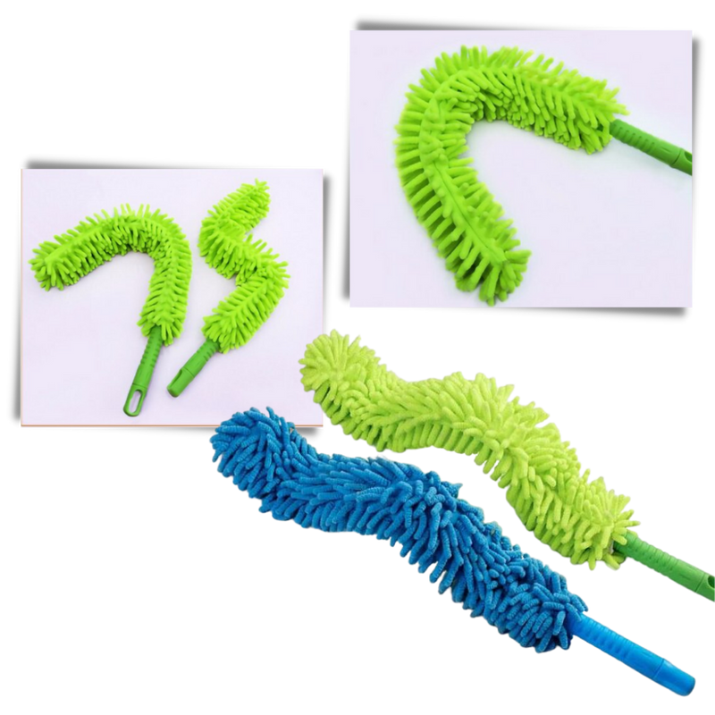 Plumeau flexible en microfibres
