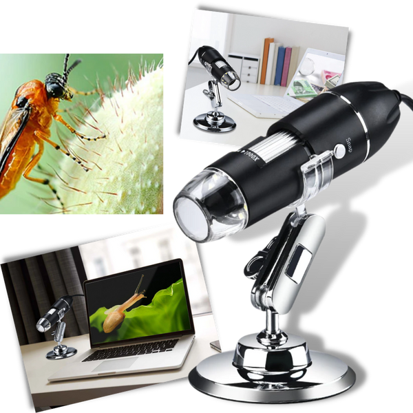 Microscope numérique à USB avec LED