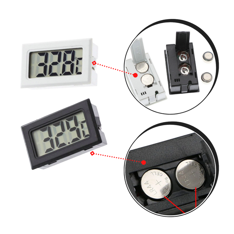 Mini thermomètre hygromètre digital LCD