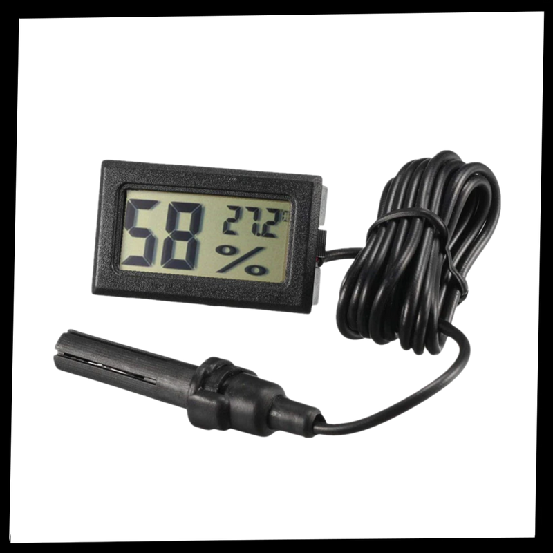 Mini thermomètre hygromètre digital LCD