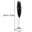 Mousseur à lait électrique à main avec support