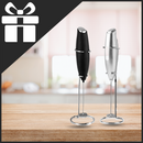 Mousseur à lait électrique à main avec support