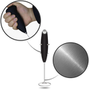 Mousseur à lait électrique à main avec support