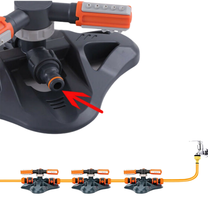 Dispositif d'arrosage réglable à 360