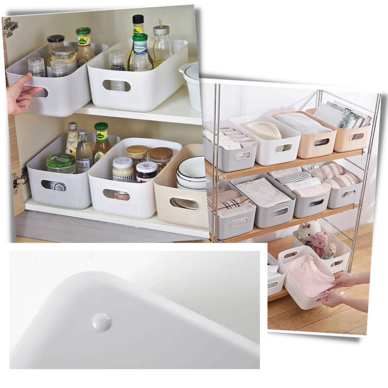 Panier de rangement polyvalent en plastique