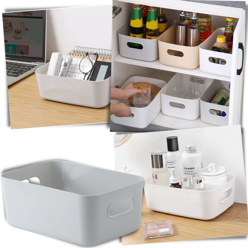 Panier de rangement polyvalent en plastique