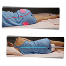 Coussin orthopédique pour genoux et jambes avec mousse à mémoire de forme