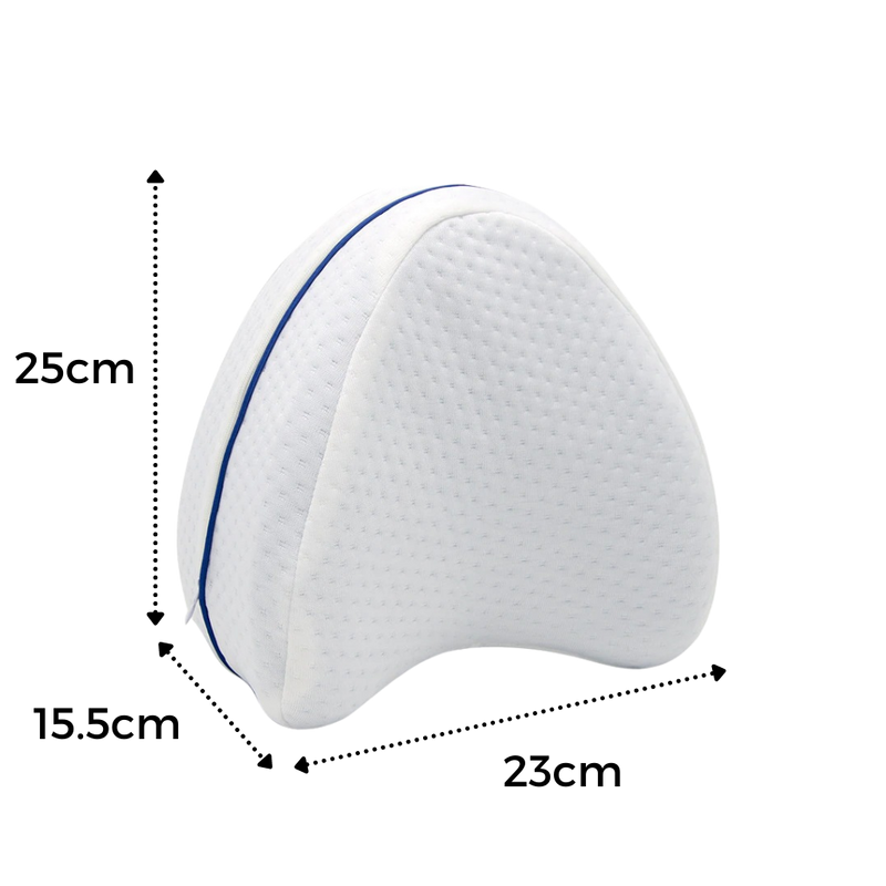 Coussin orthopédique pour genoux et jambes avec mousse à mémoire de forme
