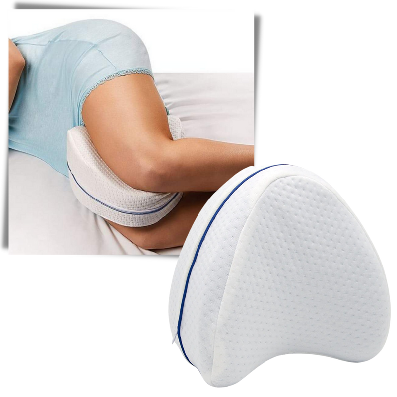 Coussin orthopédique pour genoux et jambes avec mousse à mémoire de forme