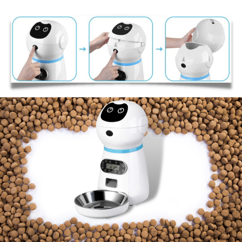 Distributeur automatique de nourriture pour animaux de compagnie