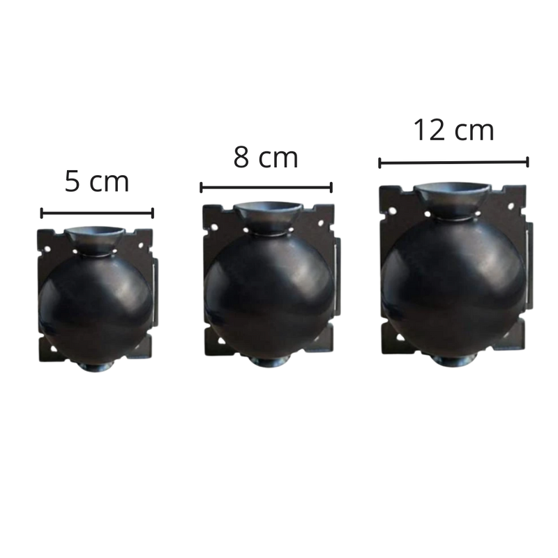 Lot de 3 boîtes à plantes pour la stratification de l'air