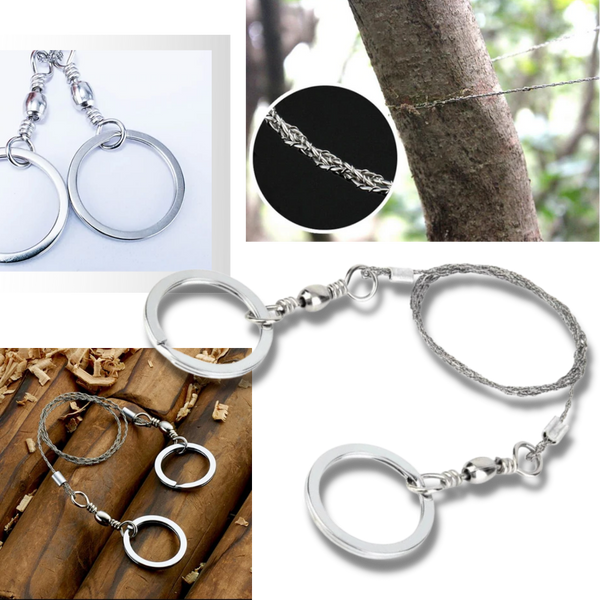 Scie à fil d'acier portative