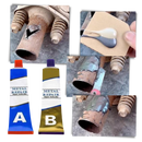 Pâte de réparation pour métaux industriels