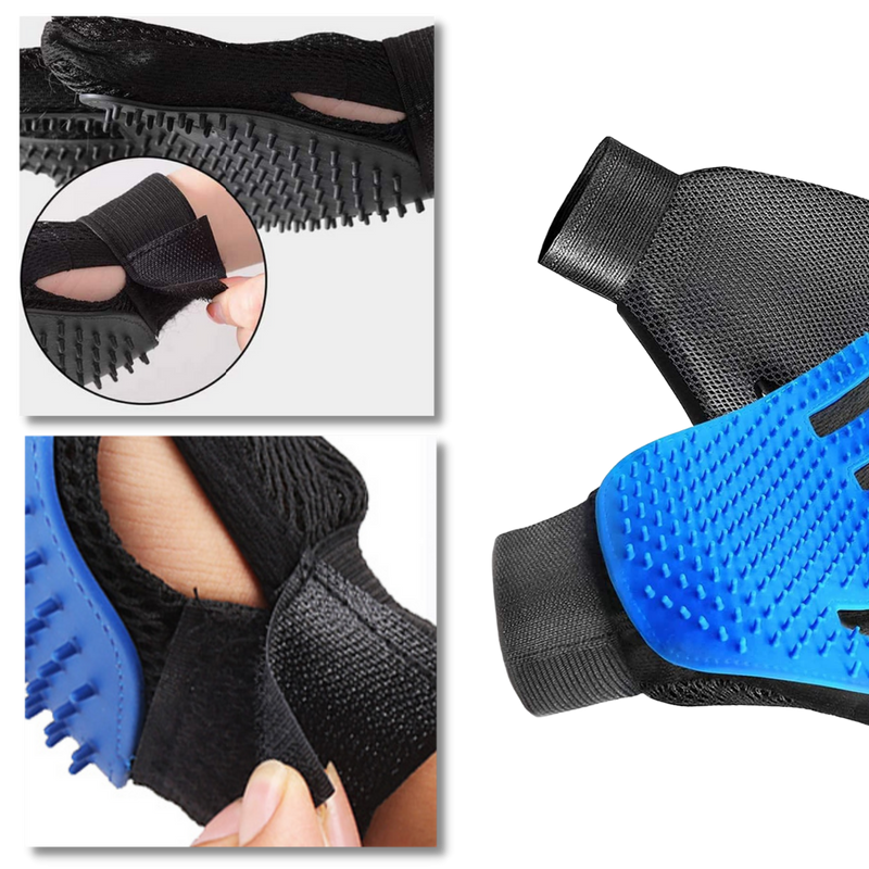 Gants de toilettage pour animaux (paire)