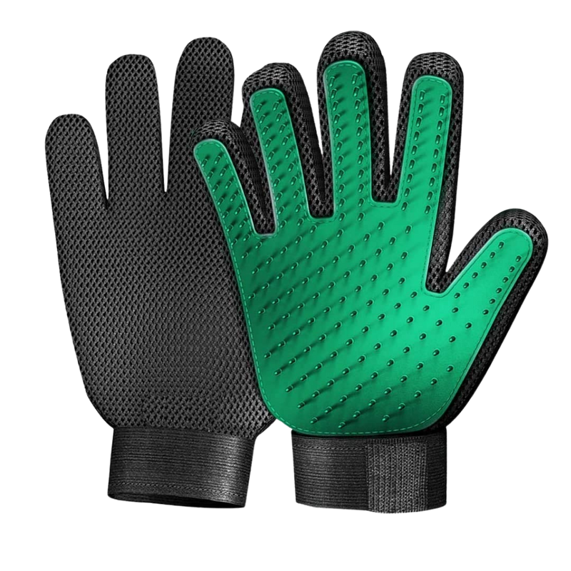 Gants de toilettage pour animaux (paire)