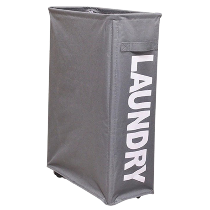 Panier à linge portable à roulettes