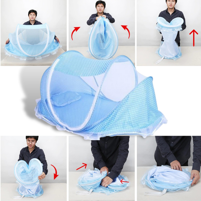 Lit anti-moustique portable pour bébé