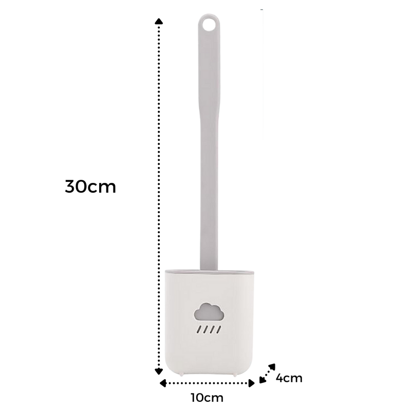 Brosse de toilette en silicone