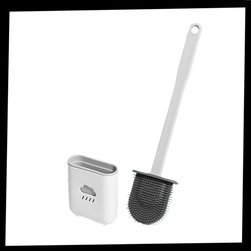 Brosse de toilette en silicone