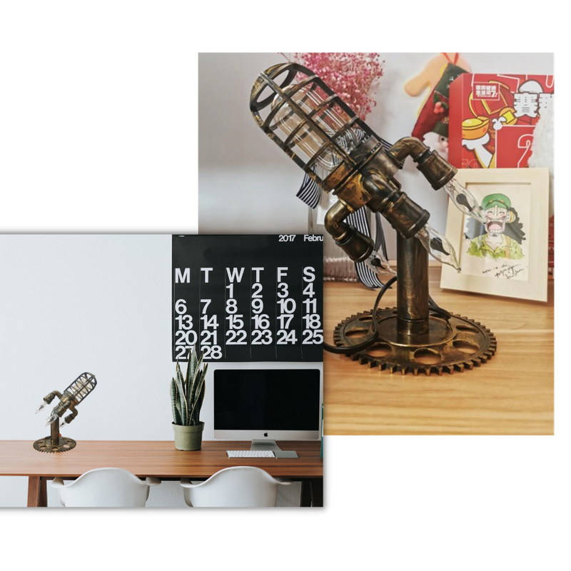 Lampe LED en forme de fusée