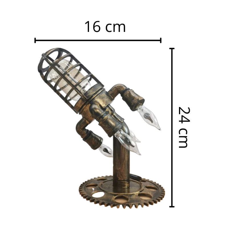 Lampe LED en forme de fusée