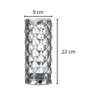Lampe de luxe en cristal pour table