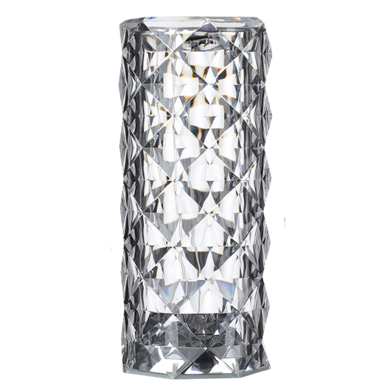 Lampe de luxe en cristal pour table