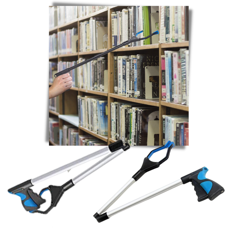 Outil de préhension et de ramassage avec tête rotative