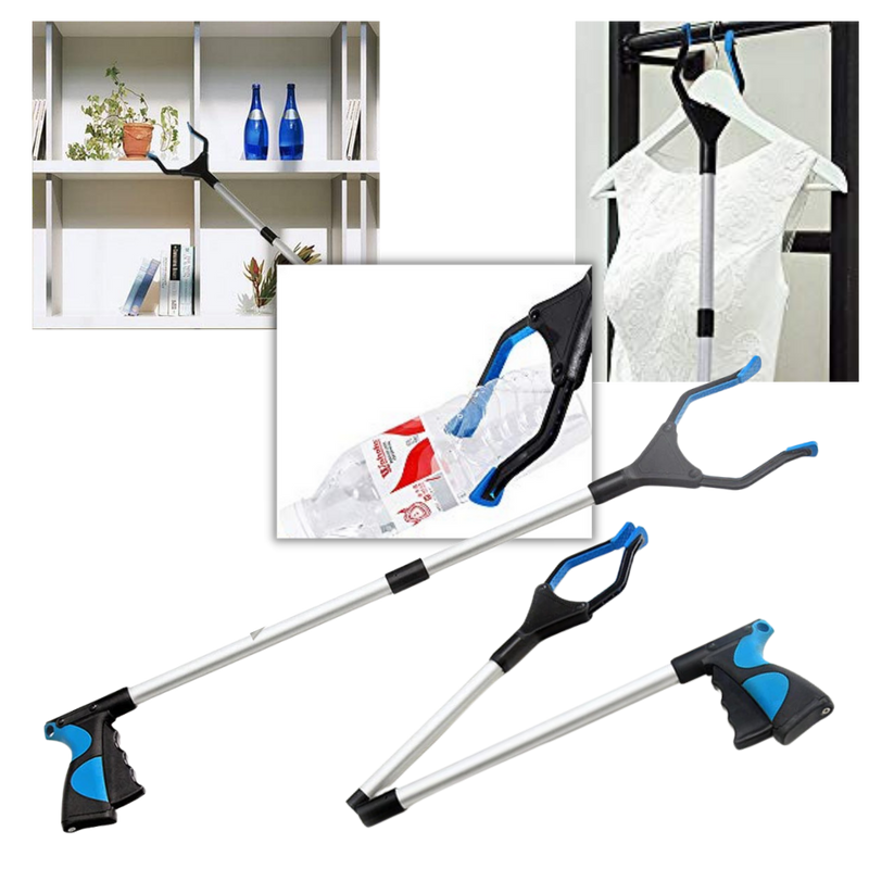 Outil de préhension et de ramassage avec tête rotative