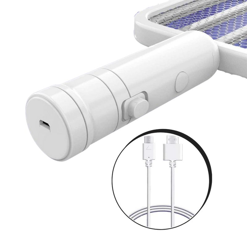 Lampe raquette électrique anti moustique rechargeable