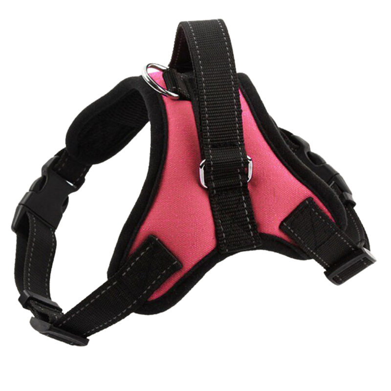 Harnais réglable avec bande réfléchissante pour chien