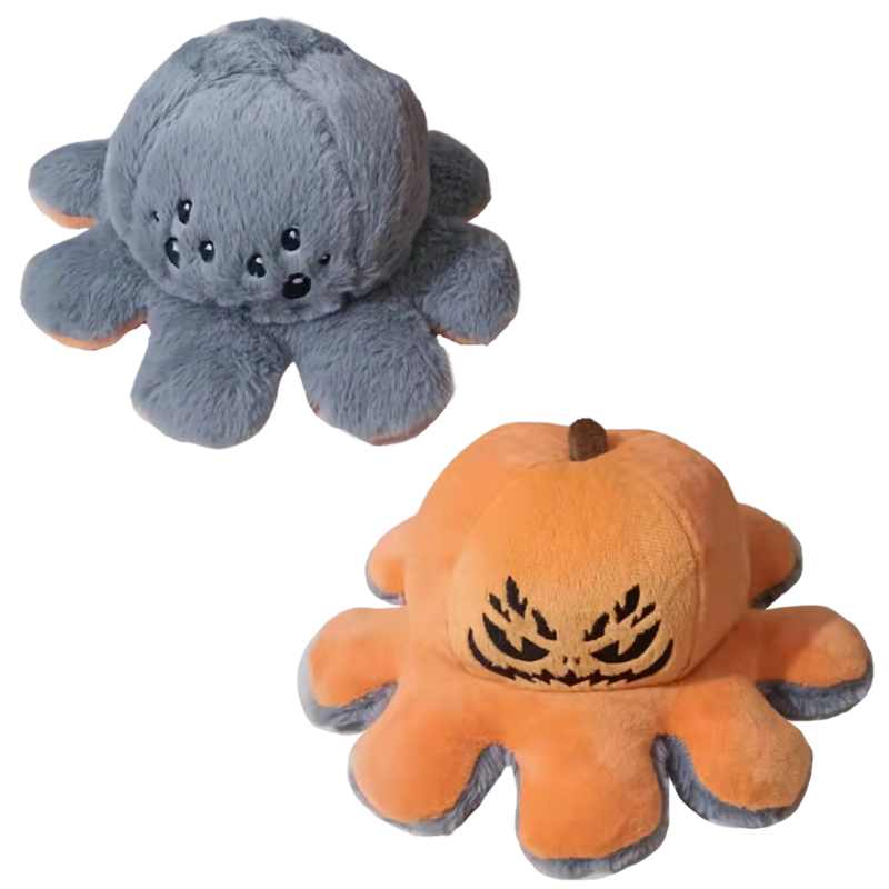 Peluche réversible mini poulpe