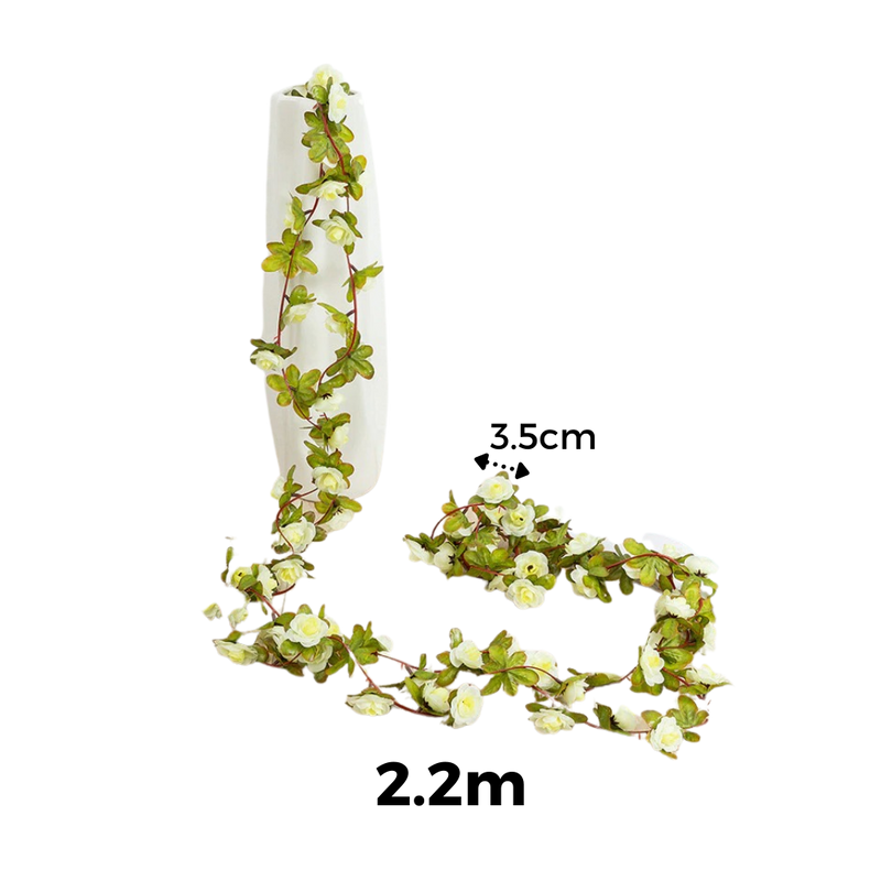 Guirlande de roses artificielles